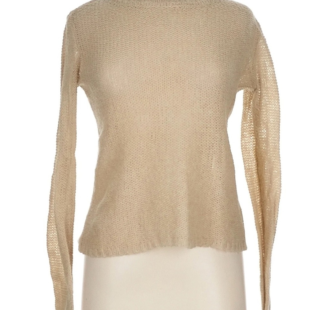 Zara Cream Tunic Top Lightweight Knit *discontinued*